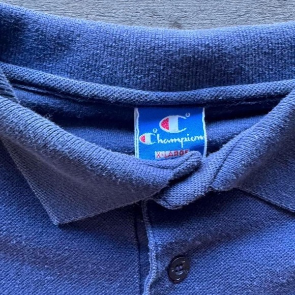 2000's Blue and Yellow Michigan polo - Picture 4 of 4